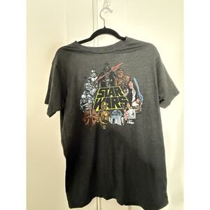 Zuni Sportswear Star Wars Men's Gray Graphic Tee Jersey T-Shirt M ZS1002